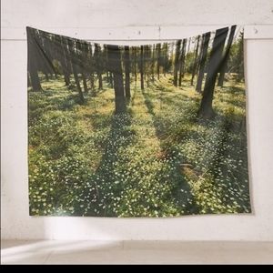 Urban Outfitters Moonbeam Forest Meadow Tapesty